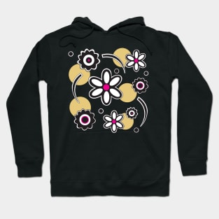 Flowers and Circles Hoodie